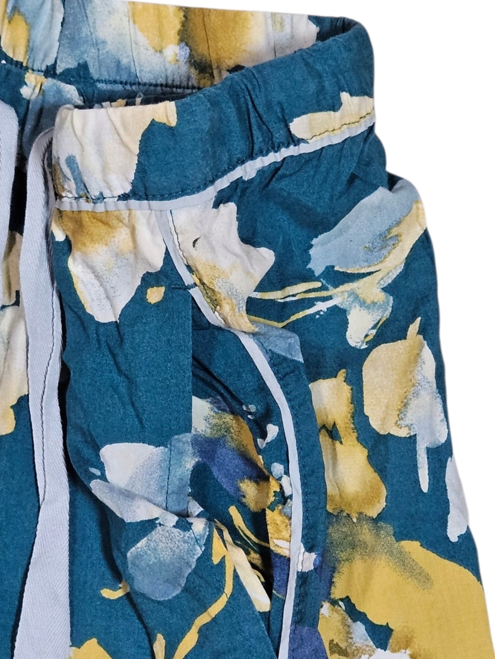 stars above Teal Floral Two-Piece Pajama Set - Picture 8 of 11